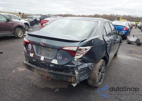 2016 Toyota Corolla S Plus from USA, damaged, VIN 2T1BURHE5GC681189